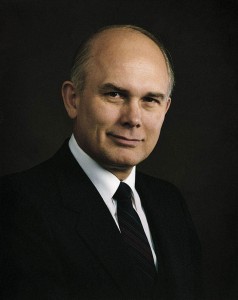 Dallin Oaks speaks, Mormon apostle, speaks at Chapman University on religious freedom and the Constitution.