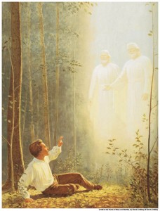 The Mormon God is not part of a post-Biblical trinity. He is a separate being.